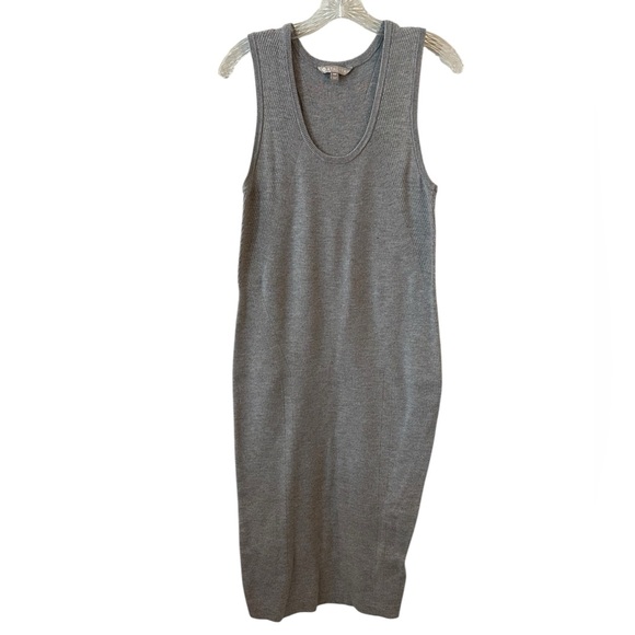 Athleta Bodycon Long Sweater Dress, Merino Wool, Light Grey, Medium Petite! - Picture 1 of 6